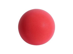 2026 bola de Basquete Silenciosa 21/24 Cm para Treino Indoor, Elástica Alta, Sem Revestimento, Vermelha, para Idades 12 Meses+