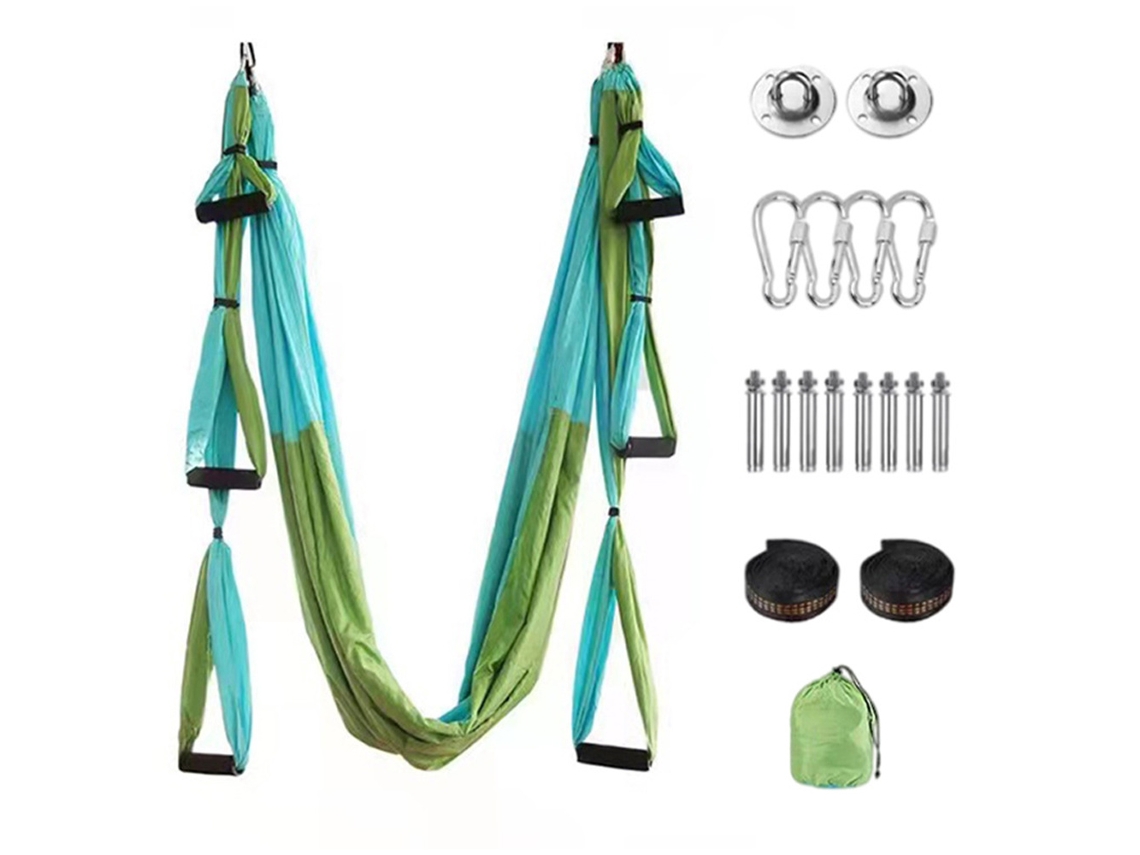 Rede de Equilíbrio para Yoga Aéreo, Extensão do Trapézio com Ultrarresistência, Exercícios Reversos sem Suspensão com Sistema Antigravidade. - aquaforge