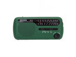 Melhor Rádio Portátil com Energia Solar/manivela, Am/fm, Ondas Curtas e Informações Meteorológicas de Emergência AQUAFORGE