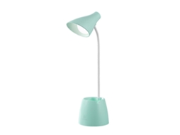 Lâmpada de Mesa Flexível 360 com Suporte para Caneta e Celular RNEMITERY