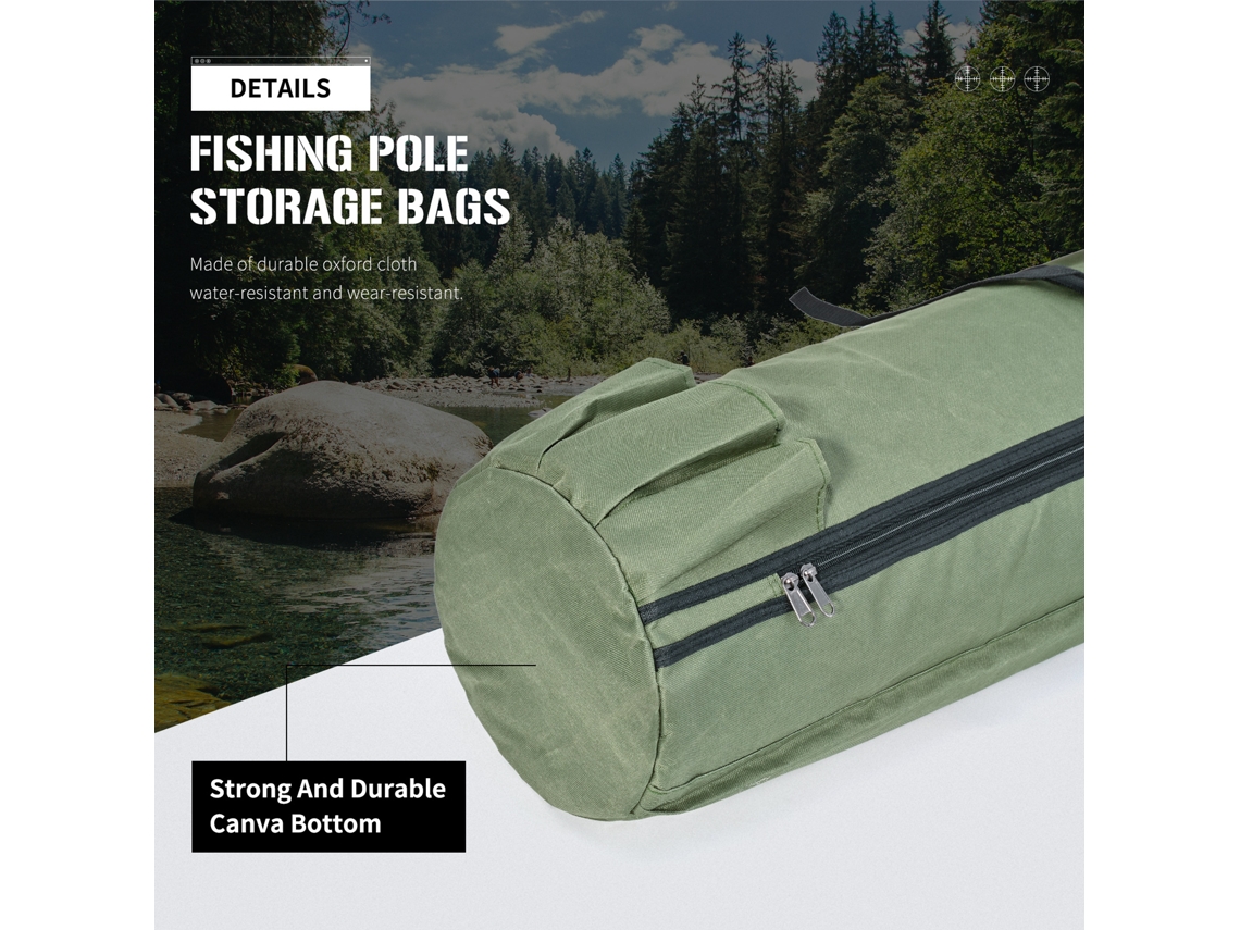 Mala para Vara de Pesca Plegable Oxford Durable