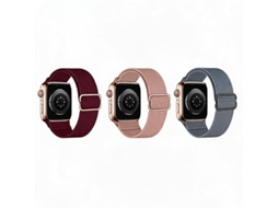 3 Pcs Bracelete Para Apple Watch 38/40/41/42mm Cuich