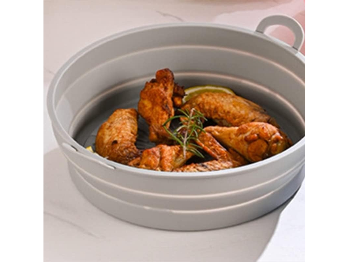 Conjunto De 2 Forros De Silicone Para Fritadeira A Ar, Cesto De 8,5 Polegadas