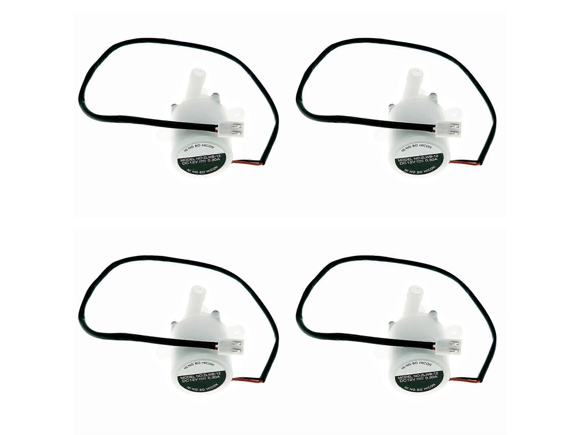 4x Zlwb 12 Hzb 12a/25bf Bomba de Água Pequena para Máquina de Gelo Doméstica para Máquinas de Gelo Hzb 50/hzb 80/hzb 13f Dc12v 0,3a TAISHENGDA