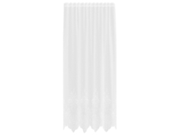 Maison Exclusive - Cortina De Renda Com Cortinas Branco 200 X 150 Cm Poliéster
