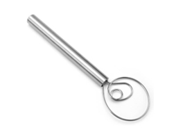 Fabricante Manual de Macarrão Batedor de Massa de Aço Inoxidável Batedor de Ovos Ferramenta de Cozimento Dispositivo Tipo Prata