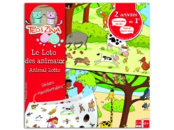 Animal Bingo Jogo de Tabuleiro Toga TÉO & ZINA