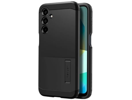 Spigen Sgp Capa Para Samsung A16 Multicamadas Antichoque Suporte Com Cavalete Preto