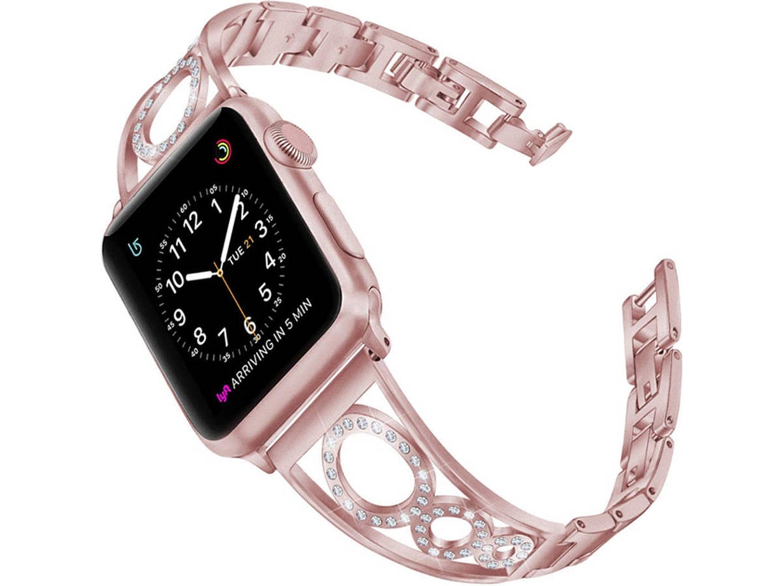 Bracelete Apple Watch 42, 44 mm WJS Rosa