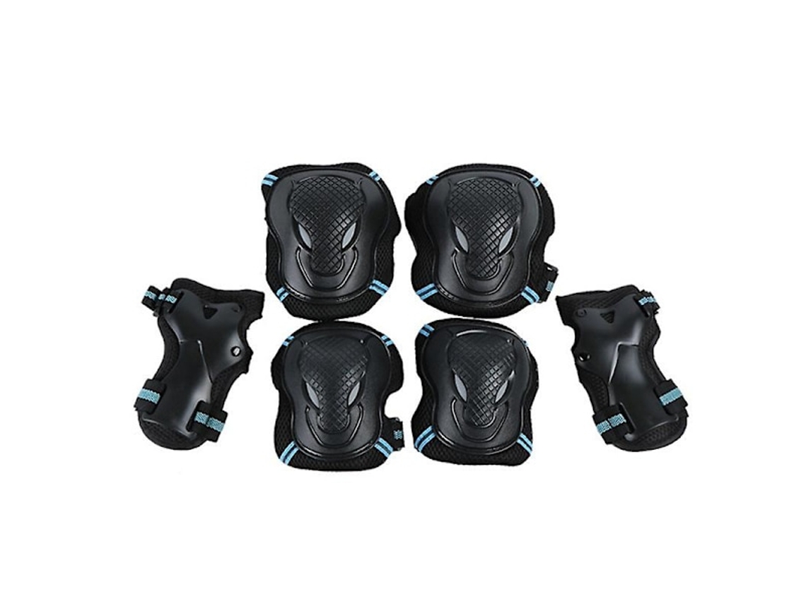 Joelheiras, cotoveleiras e protetores de pulso para adultos e crianças, conjunto de proteção para atividades ao ar livre AQUAFORGE