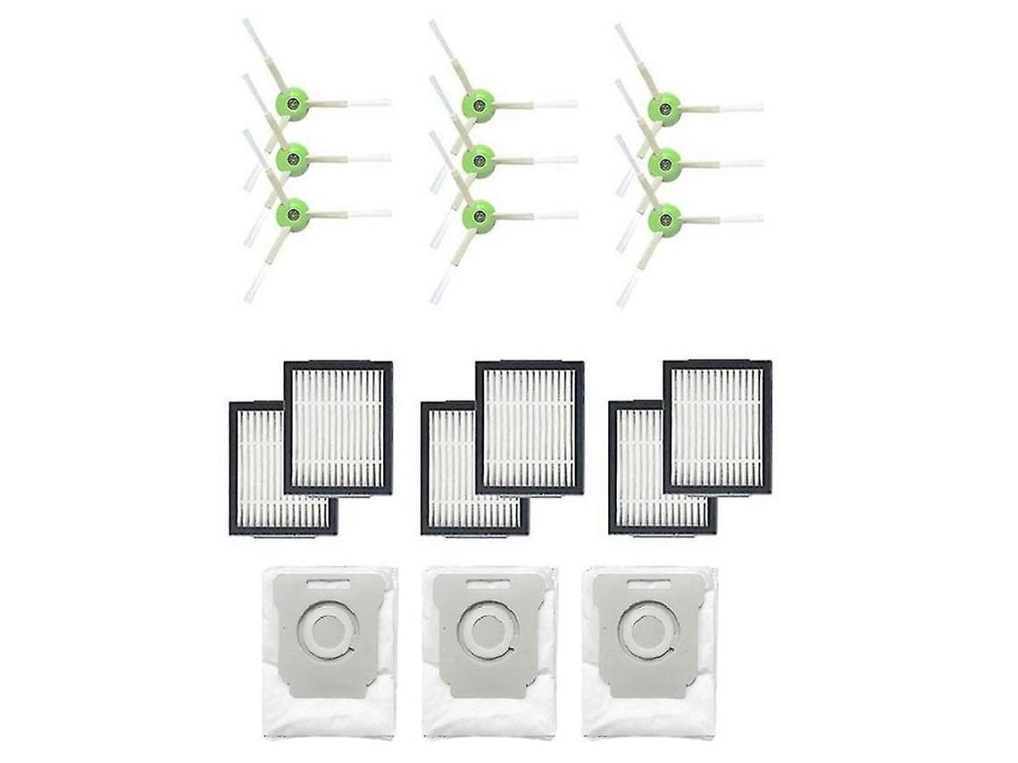 Acessório Aspiradores Compatibilidade Universal Bolsa Rolling Hepa Filtro Lateral Terno I7 E5 E6 I Série Robô Repa