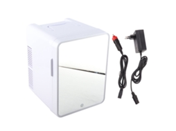 Laxiscreed Geladeira Compacta De 10l Com Espelho E Led, Perfeita Para Insulina E Cosméticos