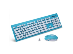 Conjunto De Teclado E Mouse Sem Fio Conexão Sem Fio 2.4g Uso Portátil