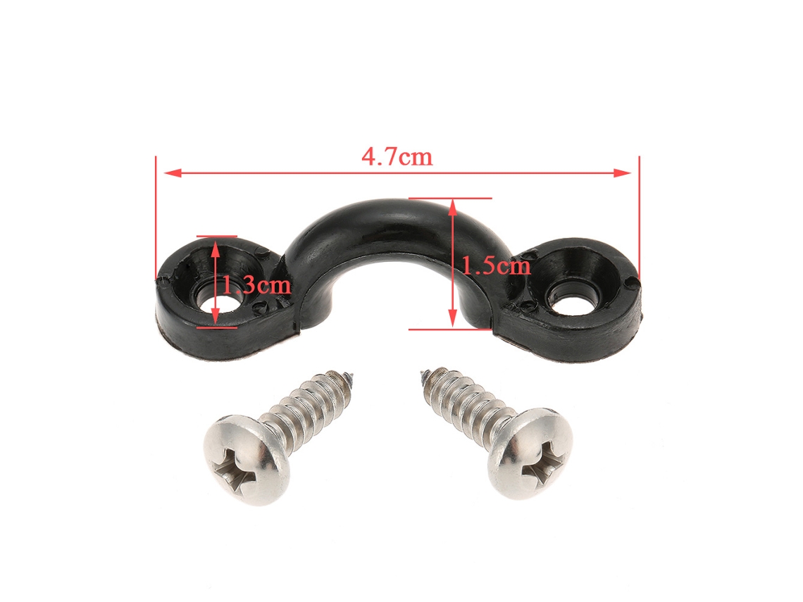 Mali kit de Olhos de Almofada com Parafusos e Corda Elástica Bungee 5m para Kayak e Barco