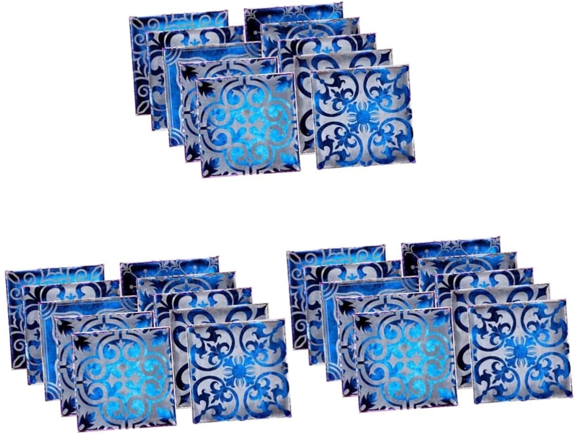 Conjunto De 60 Adesivos Retrô Para Decoração De Paredes.
