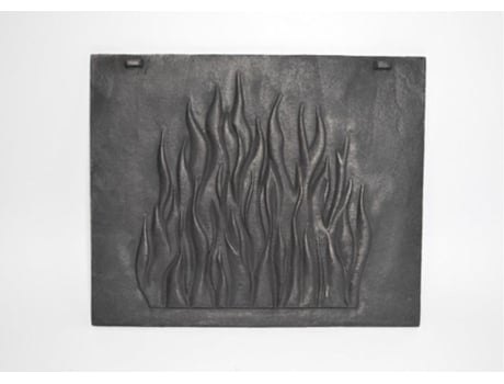 Placa Decorativa Sezam Em Ferro Fundido Para Revestimento De Lareira Placa De Lareira Durável, Placa De Forno Em Ferro Fundido 46 X 35 Cm