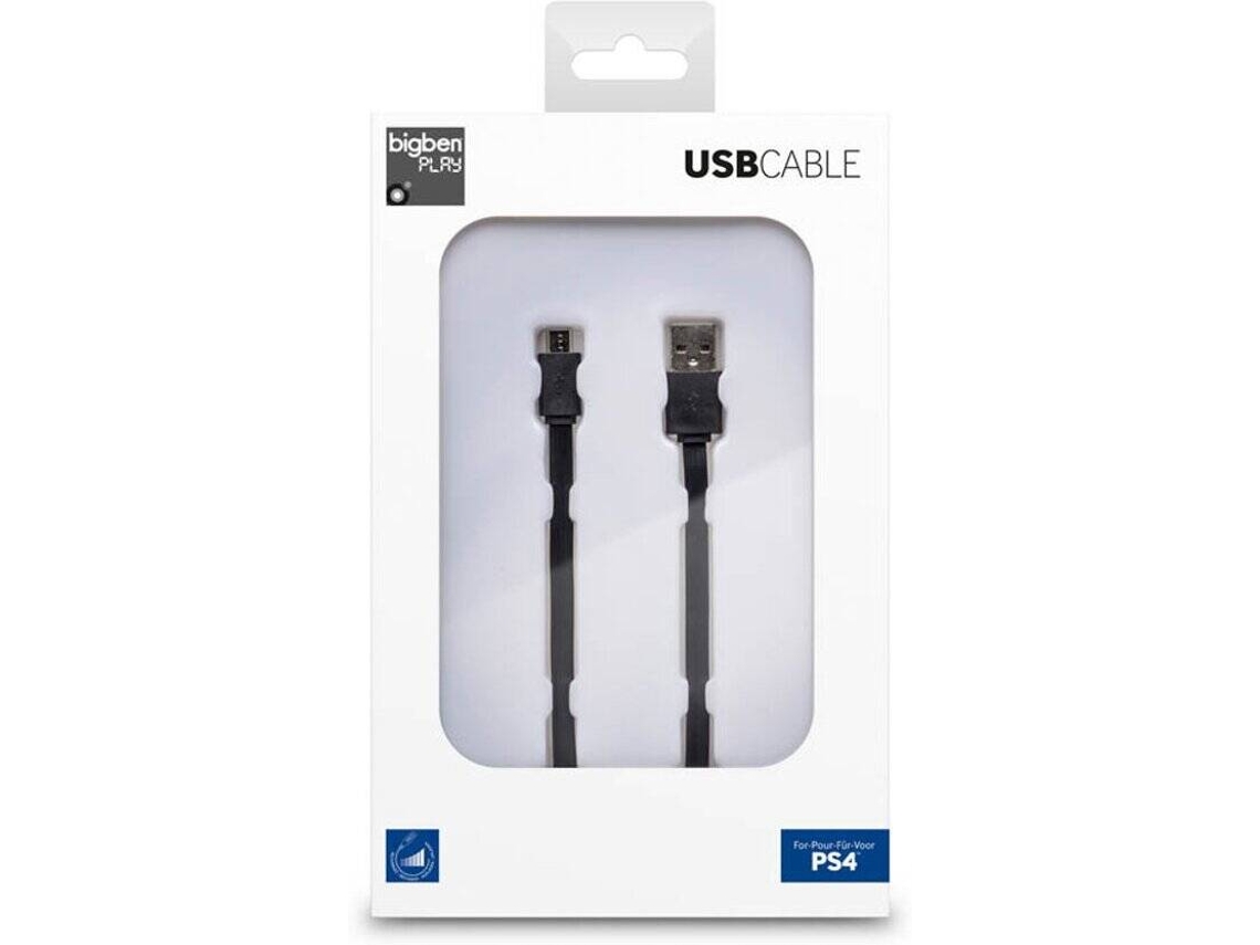 Cabo para Carregar Comando BIG BEN PS4 USB 3M