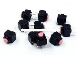 10 Silent Buttons 6x 7,3mm, Silent Switch Com Fio E Sem, 10 Milhões De Cliques