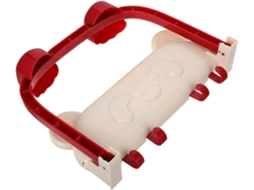 Suporte Dobrável Para Lavatório Em Abs Vermelho, Fácil De Instalar, Montado Na Parede, Ideal Para Espaços Pequenos