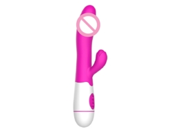 Vibrador Para Mulher 30 Modos Silicone Recarregável Impermeável Vermelho Rosa