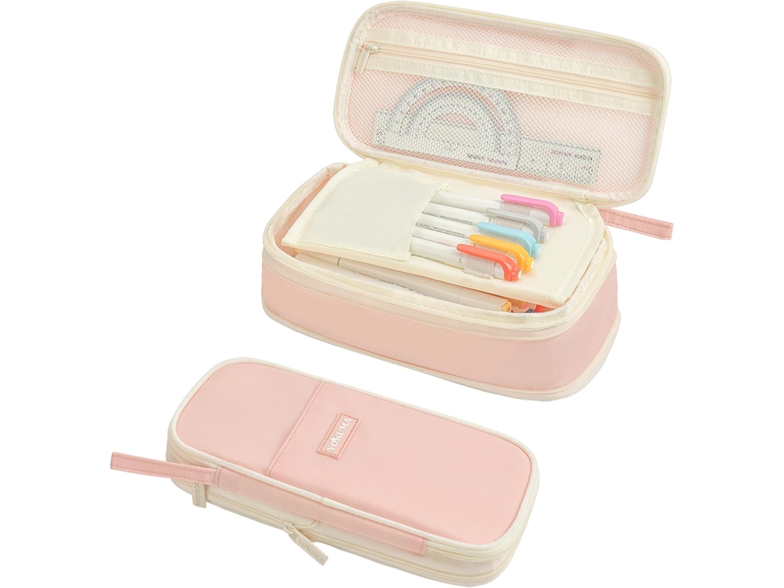 Estojo Fofo Para Lápis, Grande Lápis Meninas, Estética Kawaii, Material Escolar Universitário Estudantes, Adolescentes E Adultos. Aquaforge