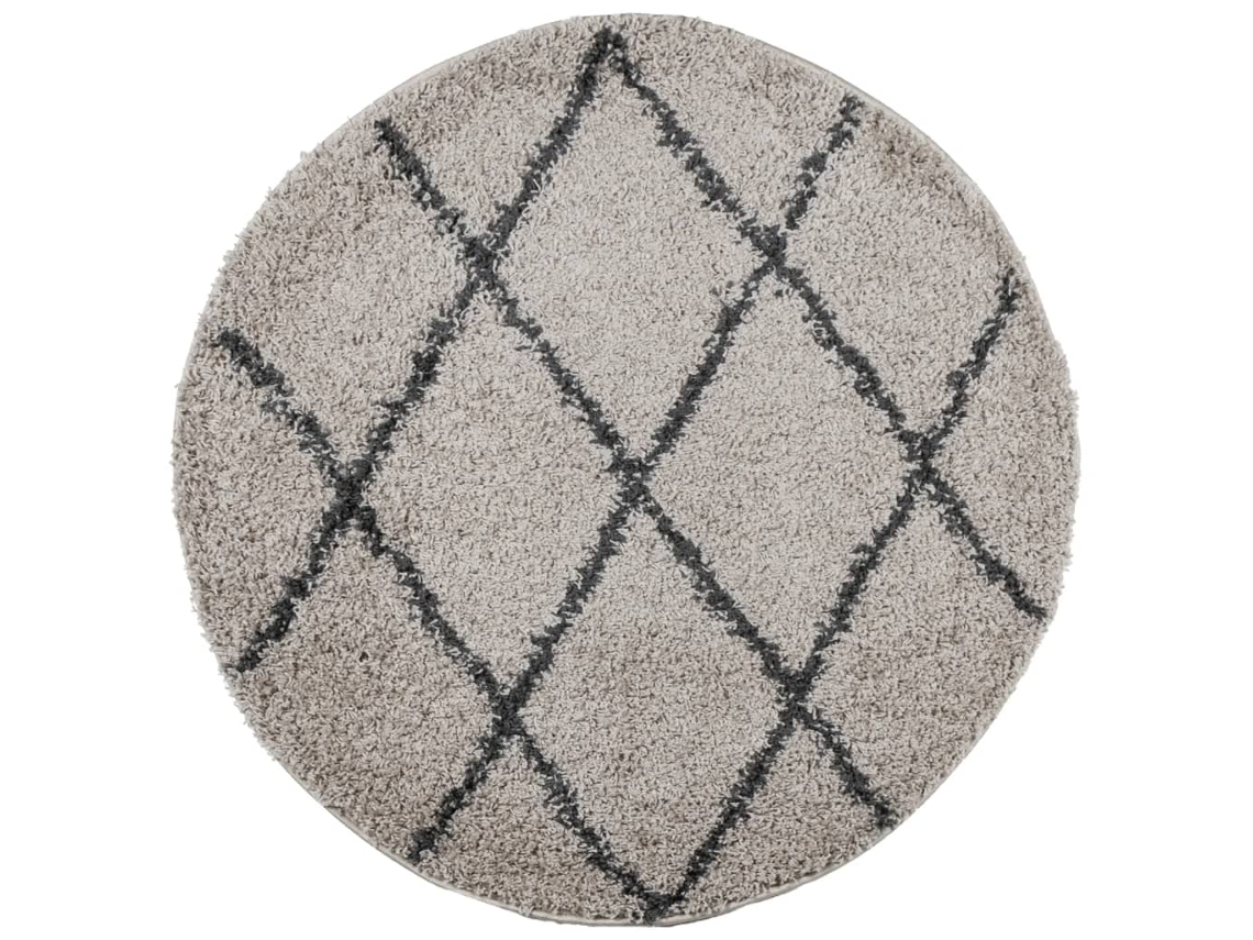 Shaggy Rug, Shaggy Rugs Vidaxl Multicolor Polipropileno (ø 80 Cm)