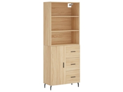 Highboard, Highboards Vidaxl Marrom Madeira Processada (n/a)