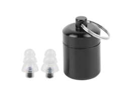 Fones De Ouvido De Silicone Líquido Para Música E Concertos Com Lata De Metal