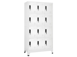 Vidaxl Cacifo Aço 90x45x180 Cm Branco