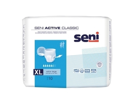 Fralda Descartável Seni Active Classic 10 Unidades Xl Tzmo