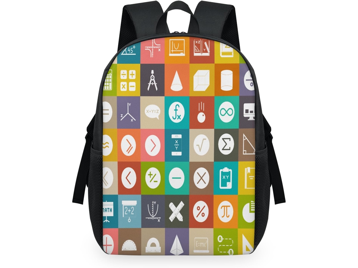 Mochila Educativa TROPICALLIFE para Matemática (32x15x44cm)