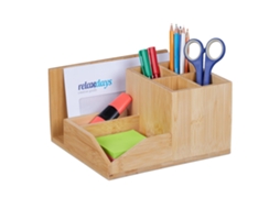 Organizador De Mesa Em Bambu