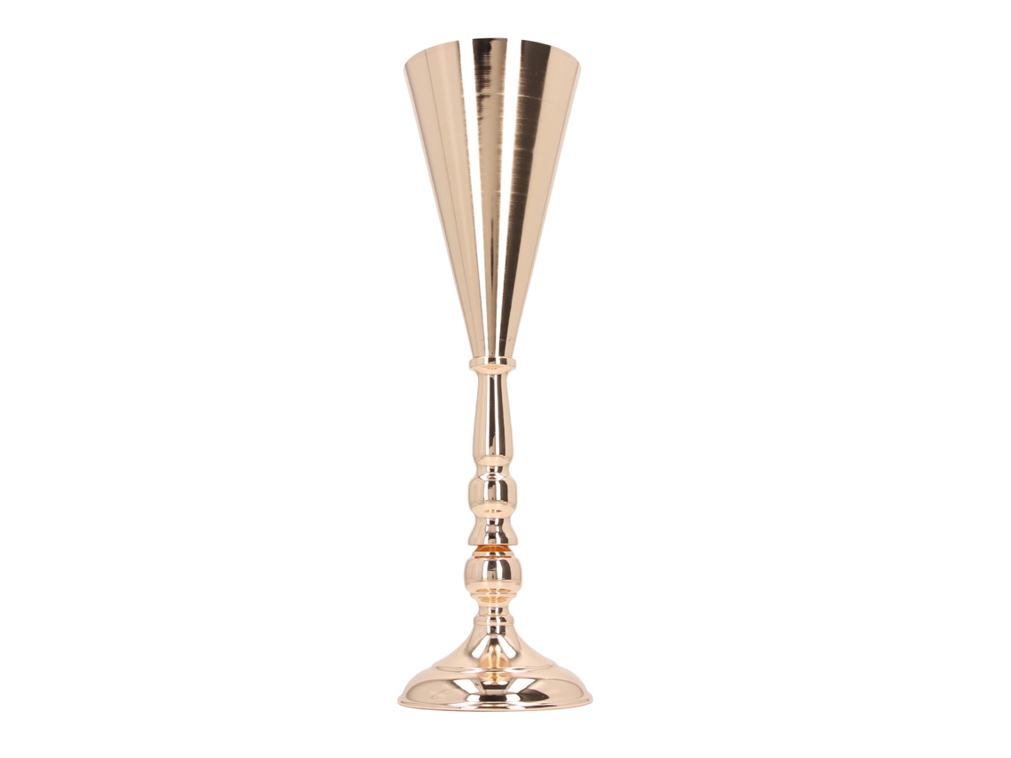 Vaso de Ferro Dourado LAXISCREED Estilo Europeu