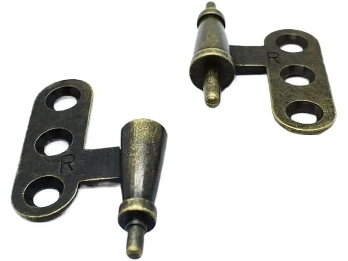 1 Dobradiça De Porta Armário Em Bronze Antigo, Dobrável, Removível, Para Móveis
