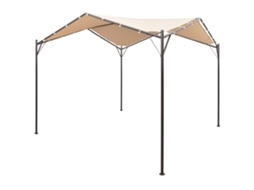 Gazebo, Gazebos Vidaxl Bege Tecido (3 X 3 M)