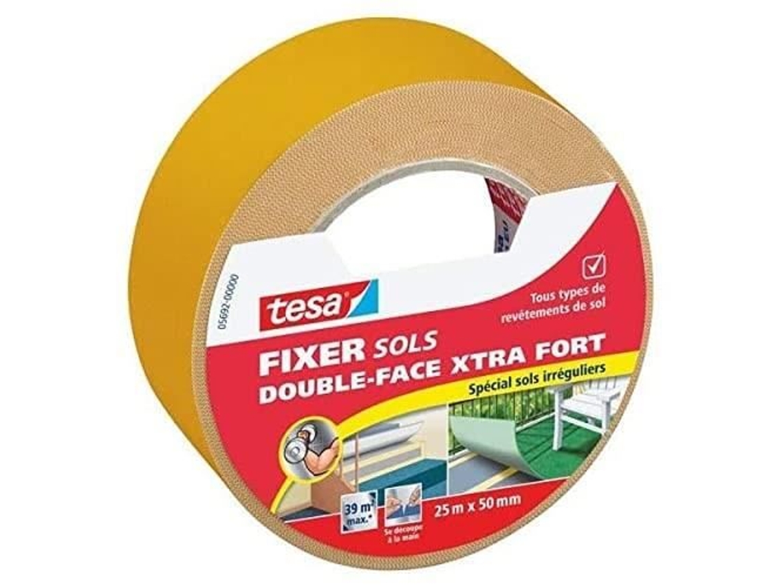 Tapete Dupla Face Extra Forte 25mx50mm Tesa