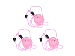3 Peças Contador De Pontos De Tricô Pequeno Portátil Mini Aumenta Eficiência Do Tricô Contadores De Pontos Rosa Para Casa