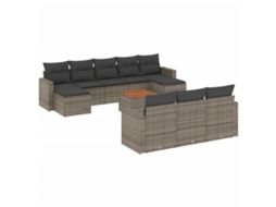 Garden Sofa Set, Garden Sofa Sets Vidaxl Cinzeto Rattan / Vime (n/a)