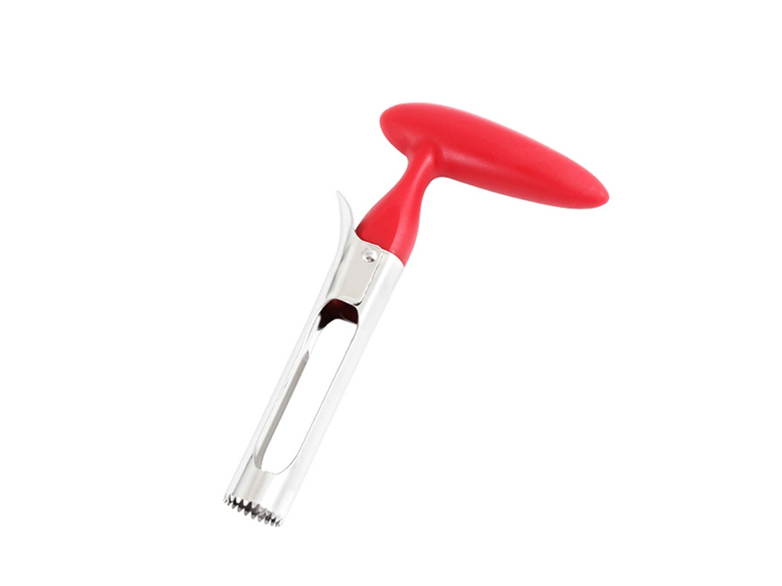 Cortador de Maçãs e Peras de Aço Inoxidável de Alta Qualidade para Remover Sementes e Caroços. MDUG (vermelho)