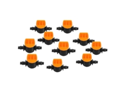 Válvula Controle Fluxo Regulável 4/7mm 7mm Jardim Agricultura