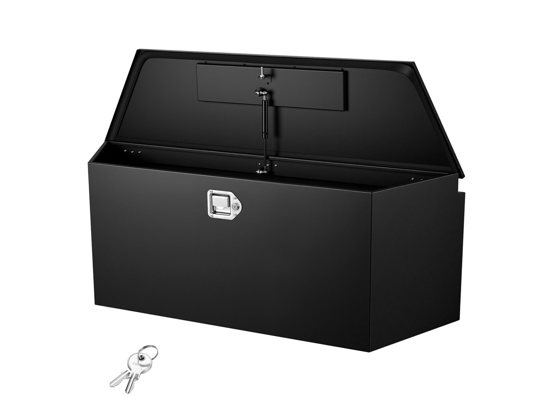 Caixa de Armazenamento para Ferramentas em Aço VEVOR, 1245x353x470 mm, Preta