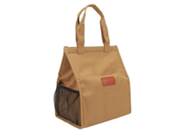 Bolsa Isolante de Almoço Impermeável com Filme de Alumínio para Viagem, Trabalho, Escola e Picnic Khaki S/MARCA