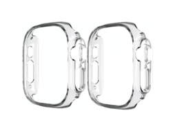 2026 2pcs Capa Bumper para Apple Watch Ultra 49mm, Capa de Face Bumper de Pc Duro