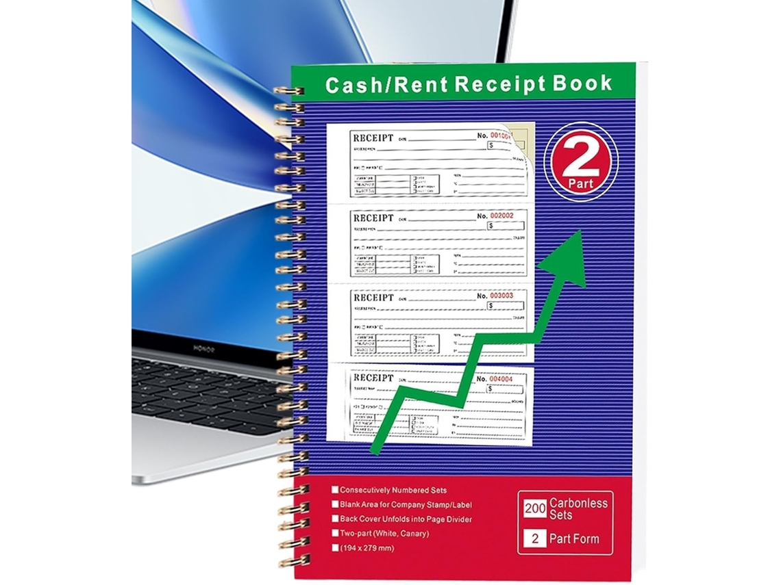 Carnet De Reçus Argent Et Loyer Duplicata Sans Carbone À