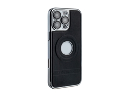 Capa Magsafe Premium Couro 15 Pro Max-Preto-ZT-3216