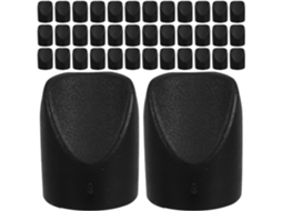 Conjunto De 60 Protetores Pés Cadeira Em Nylon Resistente, Pretos,