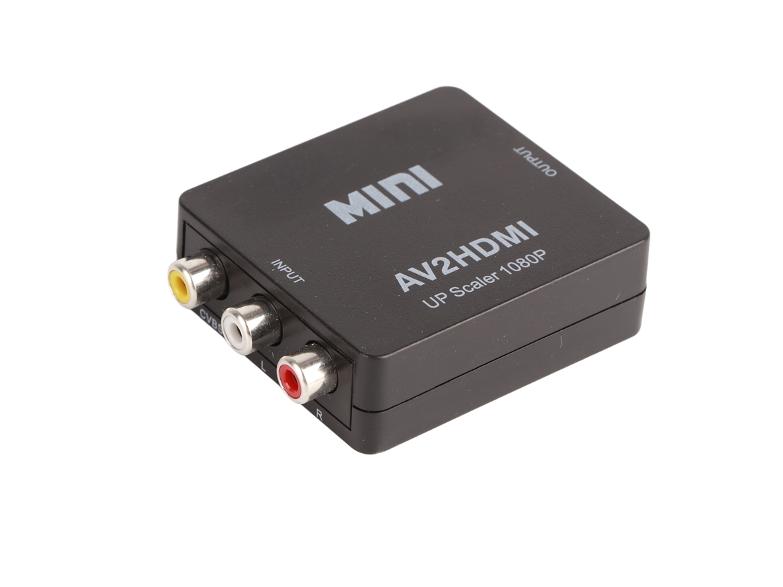 Laxiscreed Conversor Av Para Hdmi 1080p De Baixa Potência Compatível Com Multimédia