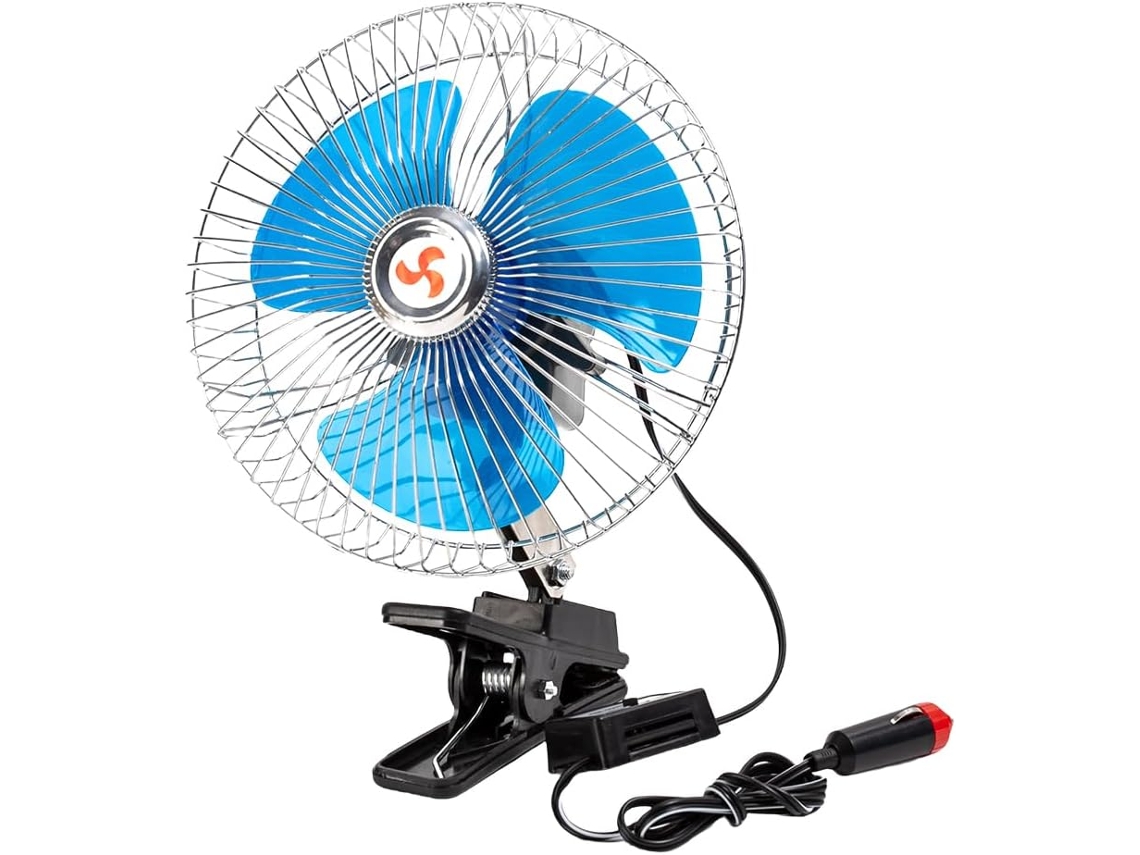 Ventilador Automotivo Starnearby De 15cm 6 Polegadas, 12v 24v, Mini Ventilador De Encaixe Para Resfriamento Carro, 2 Velocidades