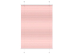 Vidaxl Rosa Plissada Cega 90x150 Cm Largura Tecido 89,4 Cm Poliéster