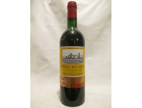 Vinho Tinto CHÂTEAU PUY RAZAC 1979 (75 cl - 1 unidade)